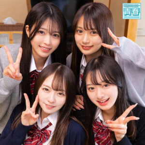 かりん＆めいさ＆かほ＆あおい deaa040【電影シロウト-青春-】 北岡果林 西元めいさ 花守夏歩 青坂あおい | avレビュー 陽キャ4人のJKが修学旅行先の旅館で中出し乱交パーティー